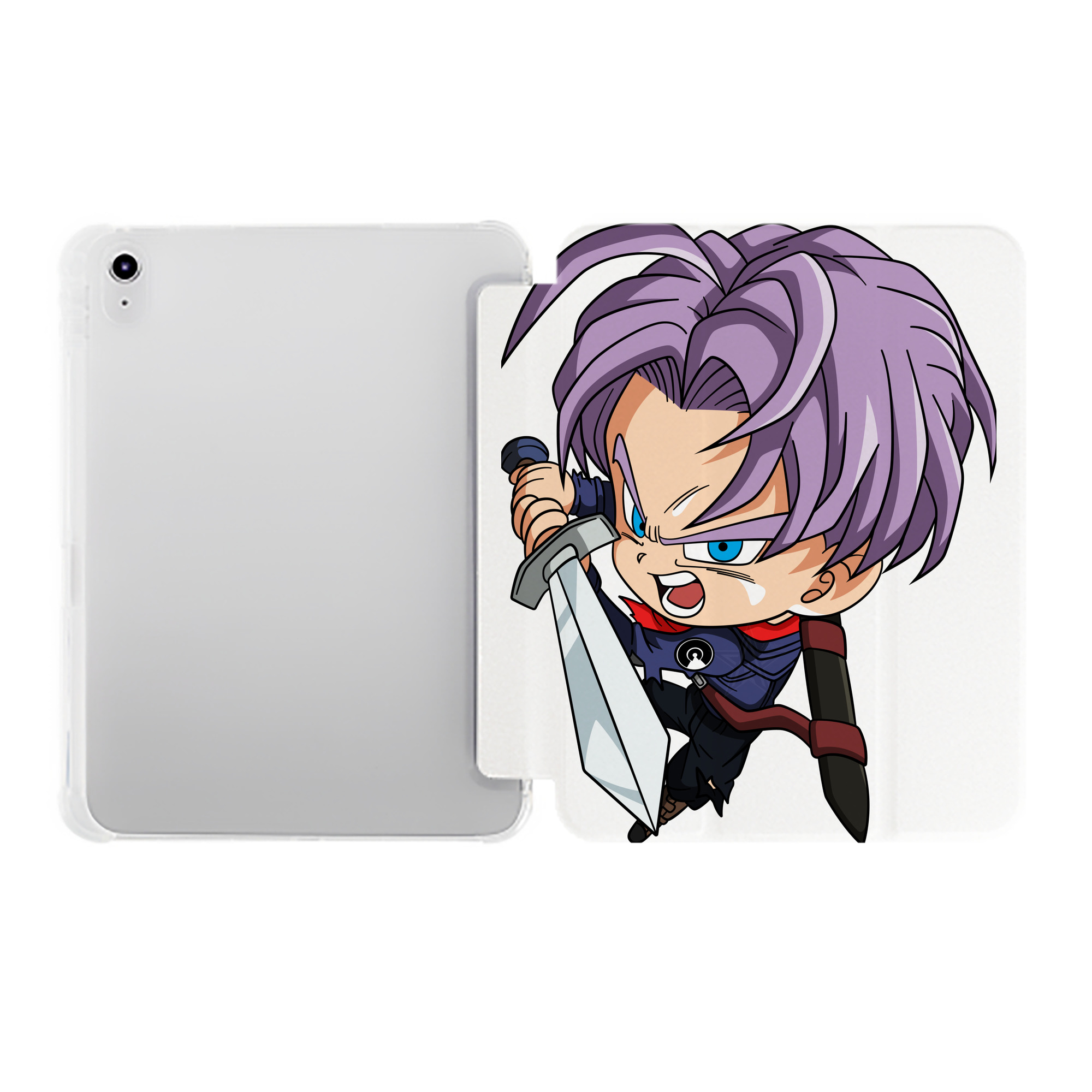 （画像用） ドラゴンボール DRAGON BALL IPad ケース ペン収納付き 三つ折りスタンド PUレザー×シリコン 対応機種9.5/10.5/10.9インチ